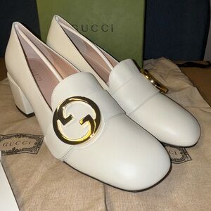 Authentic Gucci Blondie Women’s Mid-Heel Pump size 40.5